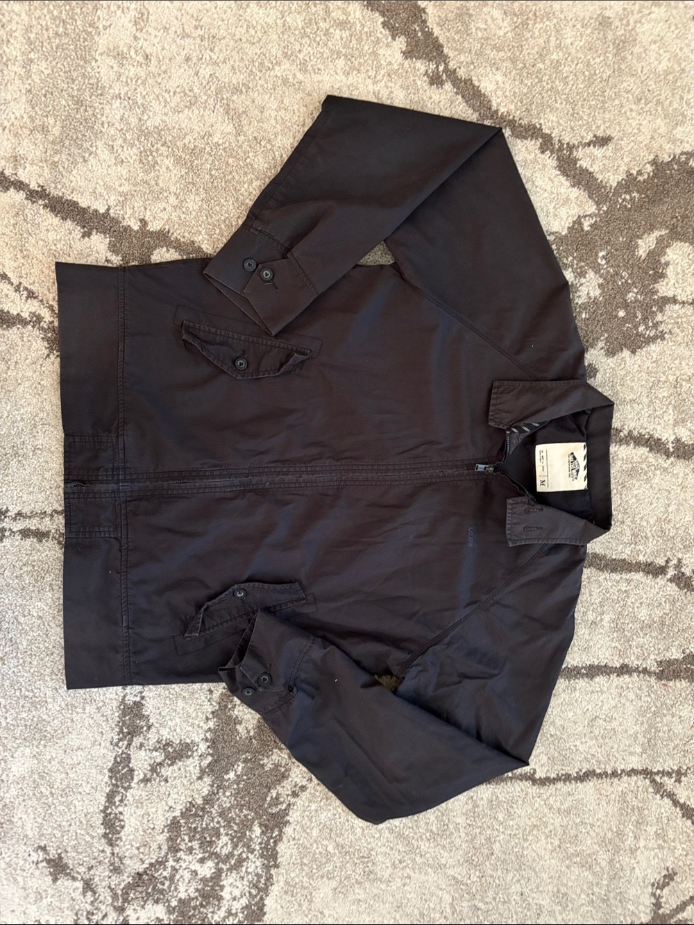 Vans Men's Black Lightweight Shirt Jacket